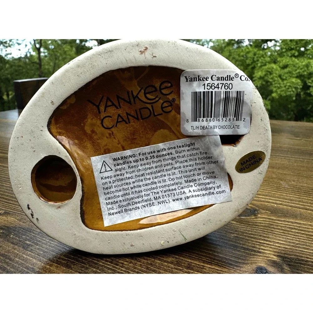 Yankee Candle Boney Bunch Death By Chocolate 2017 Tealight Holder‎ Halloween